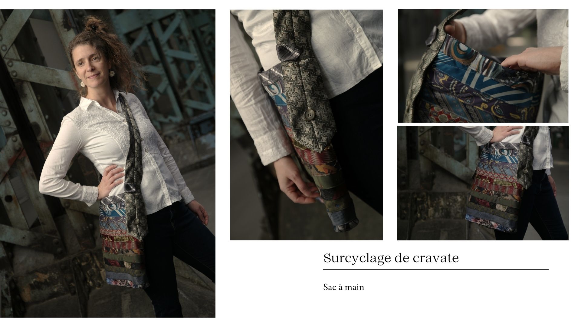 Surcyclage de cravate sac à main